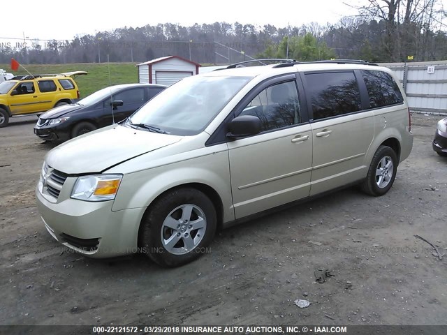 2D4RN3D12AR440373 - 2010 DODGE GRAND CARAVAN HERO GOLD photo 2