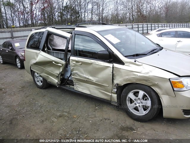 2D4RN3D12AR440373 - 2010 DODGE GRAND CARAVAN HERO GOLD photo 6