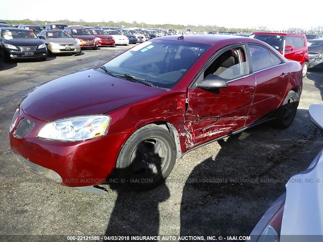 1G2ZG57B184147234 - 2008 PONTIAC G6 SE MAROON photo 6