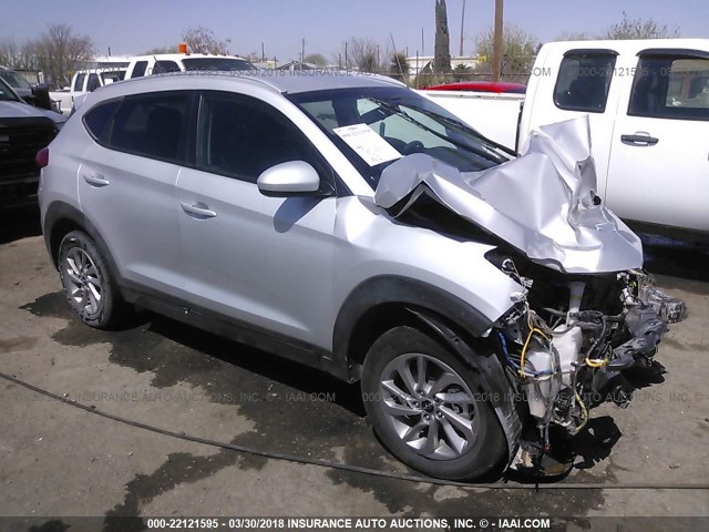 KM8J33A40GU071714 - 2016 HYUNDAI TUCSON LIMITED/SPORT AND ECO/SE SILVER photo 1