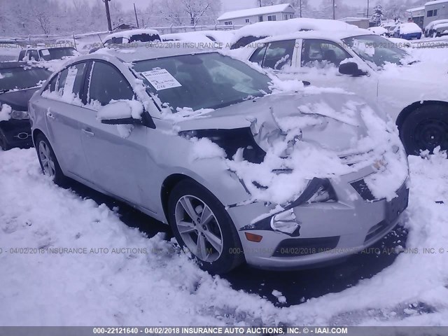 1G1PE5SB9E7311655 - 2014 CHEVROLET CRUZE LT SILVER photo 1