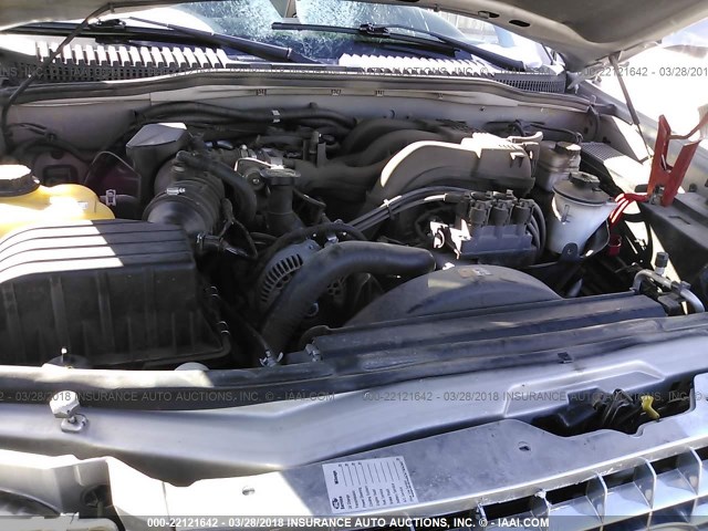 1FMZU73K35ZA35809 - 2005 FORD EXPLORER XLT/XLT SPORT/NBX SILVER photo 10