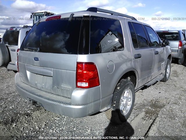 1FMZU73K35ZA35809 - 2005 FORD EXPLORER XLT/XLT SPORT/NBX SILVER photo 4