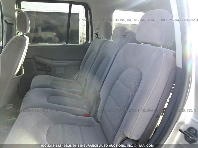 1FMZU73K35ZA35809 - 2005 FORD EXPLORER XLT/XLT SPORT/NBX SILVER photo 8