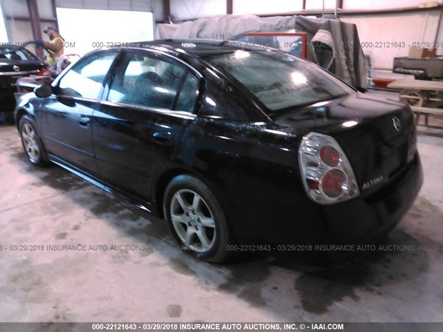 1N4AL11D96N354720 - 2006 NISSAN ALTIMA S/SL BLACK photo 3