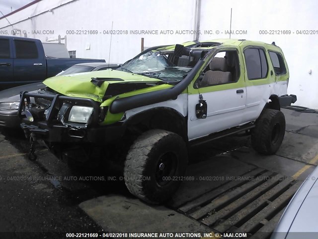 5N1ED28Y9YC506674 - 2000 NISSAN XTERRA XE/SE GREEN photo 2