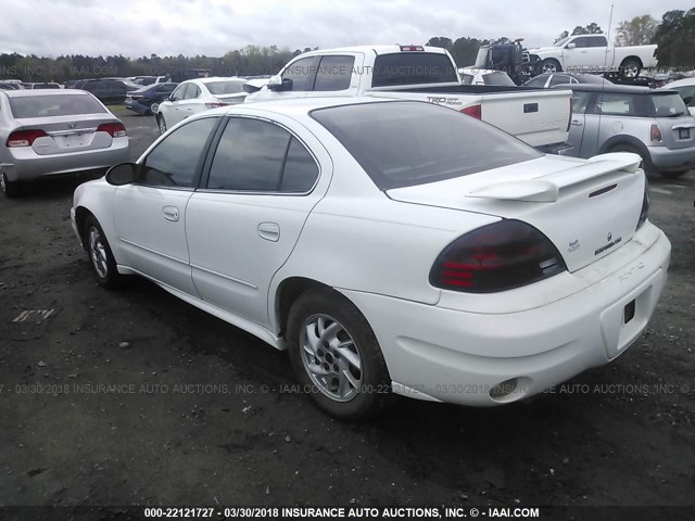 1G2NF52E64C208256 - 2004 PONTIAC GRAND AM SE1 WHITE photo 3