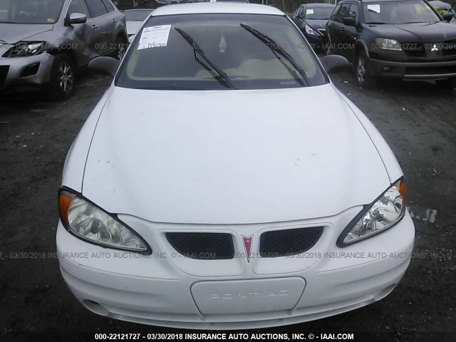 1G2NF52E64C208256 - 2004 PONTIAC GRAND AM SE1 WHITE photo 6