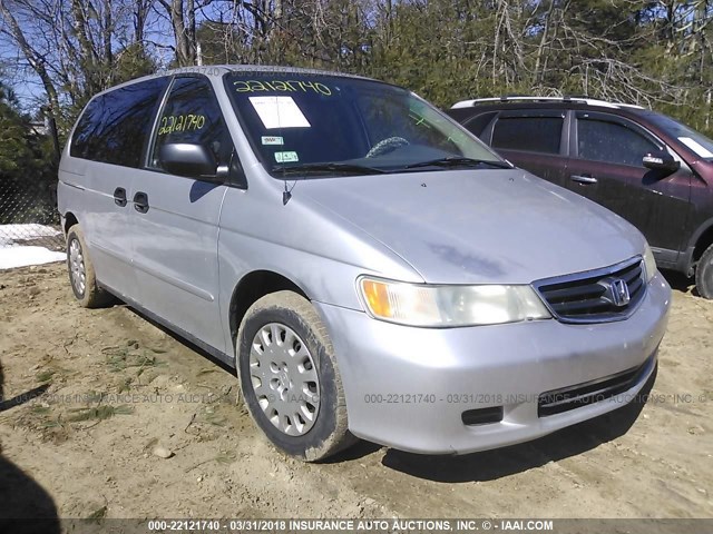 5FNRL18554B102678 - 2004 HONDA ODYSSEY LX SILVER photo 1