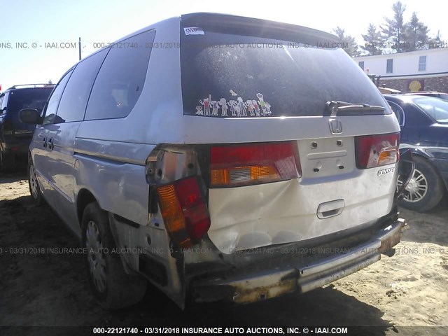 5FNRL18554B102678 - 2004 HONDA ODYSSEY LX SILVER photo 6