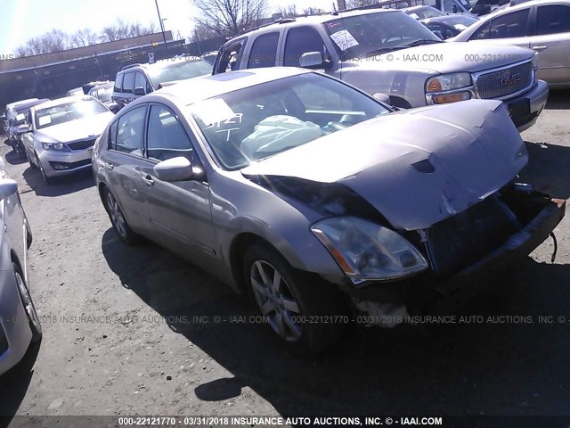 1N4BA41E35C812590 - 2005 NISSAN MAXIMA SE/SL BEIGE photo 1