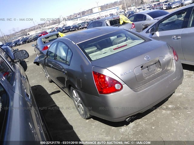 1N4BA41E35C812590 - 2005 NISSAN MAXIMA SE/SL BEIGE photo 3