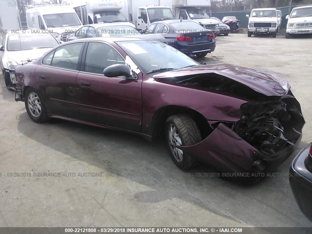 1G2NF52FX3C157058 - 2003 PONTIAC GRAND AM SE1 MAROON photo 1