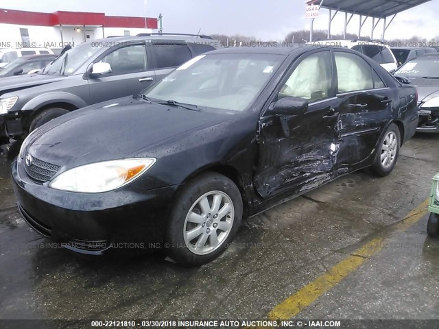 4T1BE30K22U094113 - 2002 TOYOTA CAMRY LE/XLE/SE შავი ფოტო 2