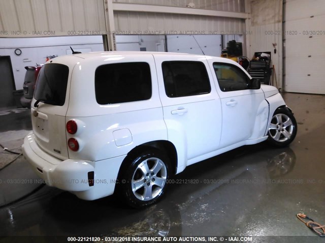 3GNBAAFW7BS533537 - 2011 CHEVROLET HHR LS WHITE photo 4