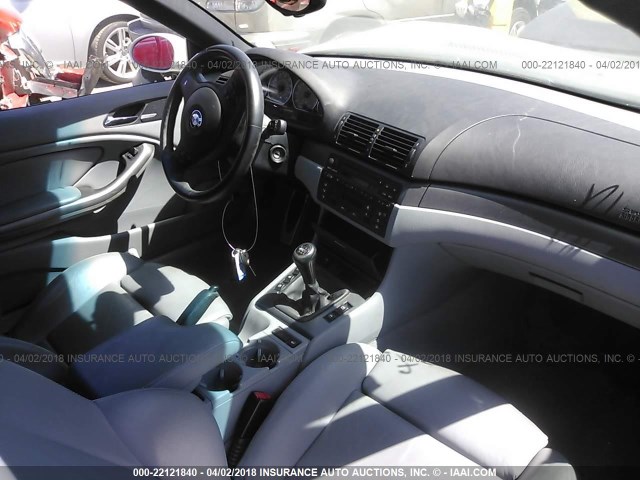 WBSBR93413PK03887 - 2003 BMW M3 WHITE photo 5