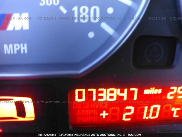 WBSBR93413PK03887 - 2003 BMW M3 WHITE photo 7