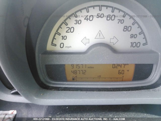 WMEEJ31X78K195807 - 2008 SMART FORTWO PURE/PASSION BLUE photo 7