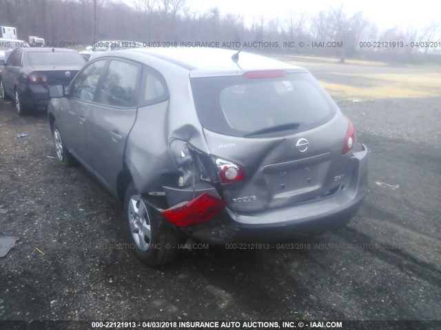 JN8AS58V59W448812 - 2009 NISSAN ROGUE S/SL GRAY photo 3