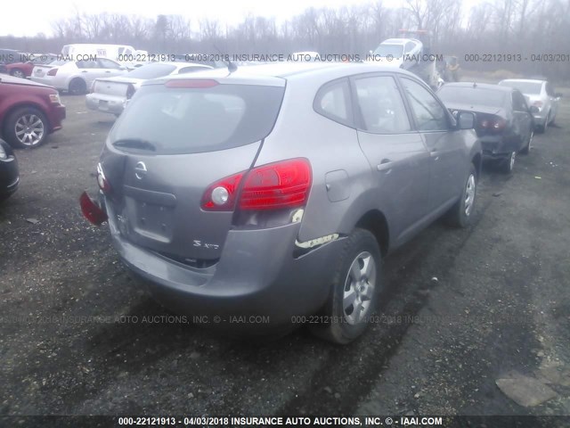 JN8AS58V59W448812 - 2009 NISSAN ROGUE S/SL GRAY photo 4