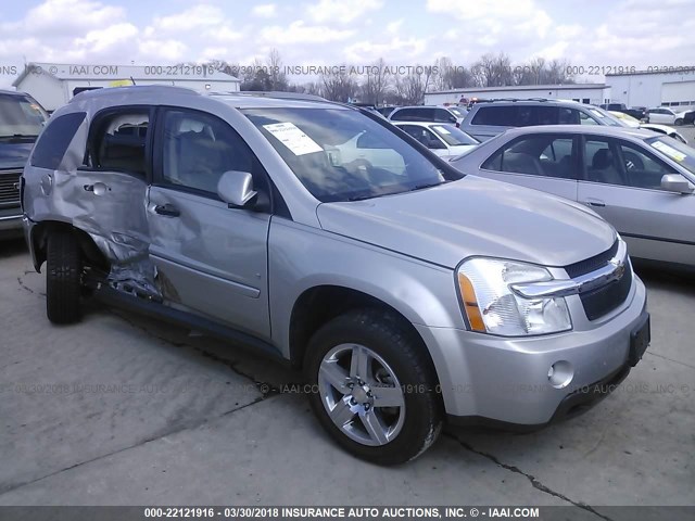 2CNDL73F486075588 - 2008 CHEVROLET EQUINOX LTZ SILVER photo 1