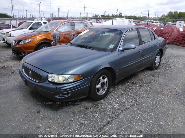 1G4HR54K6YU103487 - 2000 BUICK LESABRE LIMITED BLUE photo 2