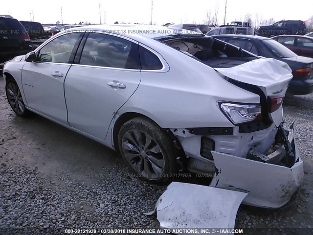 1G1ZH5SX9GF316407 - 2016 CHEVROLET MALIBU PREMIER WHITE photo 3