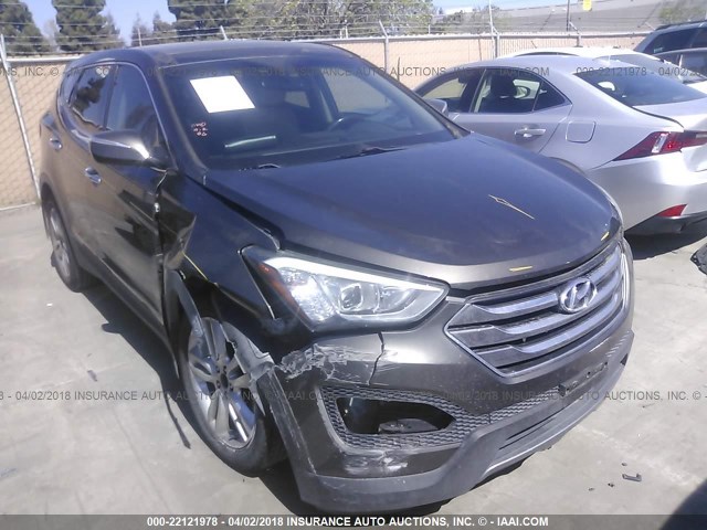 5XYZW3LA1DG001010 - 2013 HYUNDAI SANTA FE SPORT  GRAY photo 1