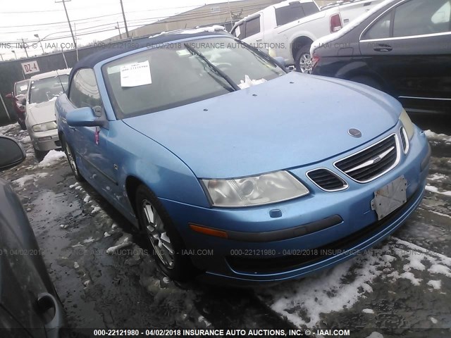 YS3FD79Y976102848 - 2007 SAAB 9-3 2.0T BLUE photo 1