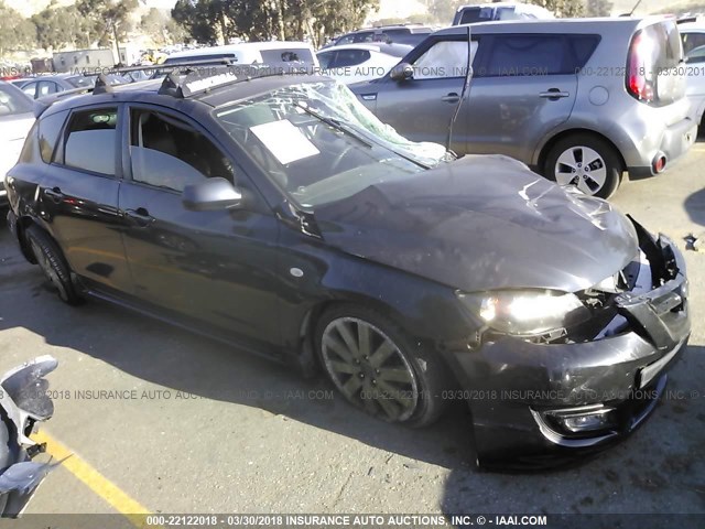 JM1BK34M291228073 - 2009 MAZDA SPEED 3 BLACK photo 1