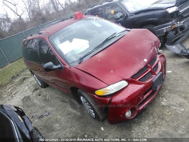 2B4GP44G6YR601355 - 2000 DODGE GRAND CARAVAN SE/SPORT RED photo 1