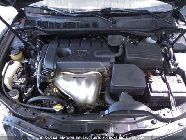 4T1BF3EK8BU224949 - 2011 TOYOTA CAMRY SE/LE/XLE BLACK photo 10