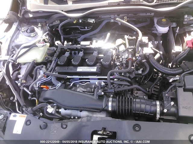 SHHFK7H77HU216230 - 2017 HONDA CIVIC EXL 灰色 照片 10