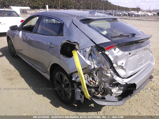 SHHFK7H77HU216230 - 2017 HONDA CIVIC EXL 灰色 照片 3