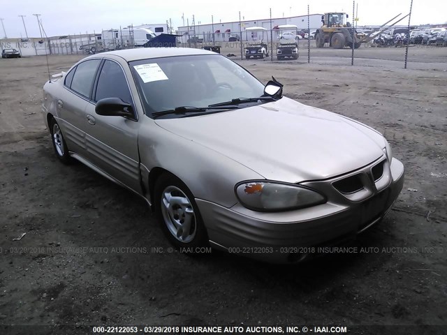 1G2NF52T11C110228 - 2001 PONTIAC GRAND AM SE1 GOLD photo 1