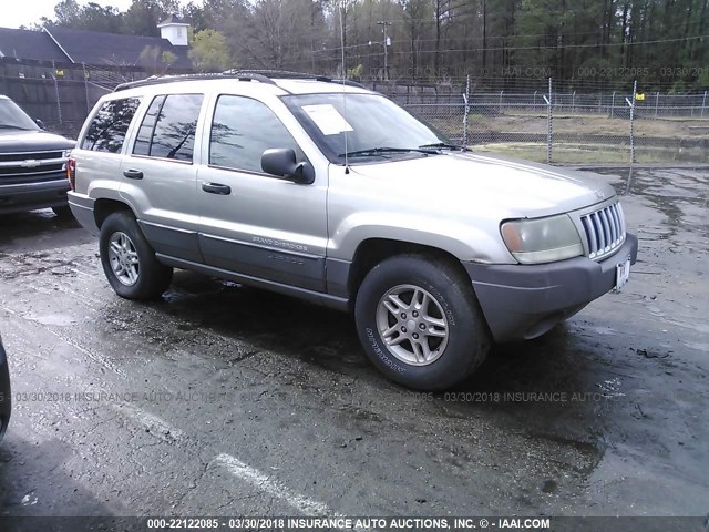 1J4GX48S54C121385 - 2004 JEEP GRAND CHEROKEE LAREDO/COLUMBIA/FREEDOM SILVER photo 1