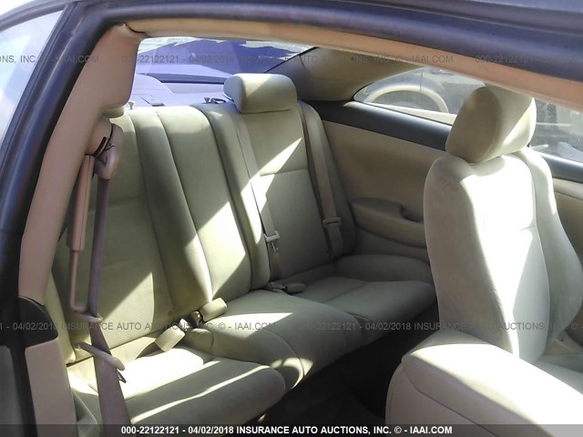 4T1CE38PX6U742971 - 2006 TOYOTA CAMRY SOLARA SE/SLE ოქროსფერი ფოტო 8