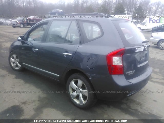 KNAFG526987194175 - 2008 KIA RONDO LX/EX GRAY photo 3