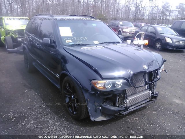 5UXFA935X6LE84075 - 2006 BMW X5 4.8IS BLACK photo 1