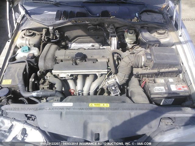 YV1LS61J2Y2667440 - 2000 VOLVO S70 SE SILVER photo 10