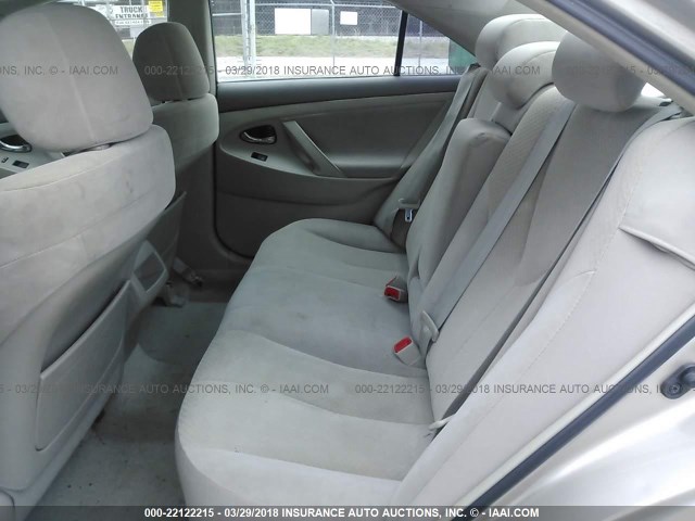 4T1BE46KX8U231790 - 2008 TOYOTA CAMRY CE/LE/XLE/SE Champagne photo 8