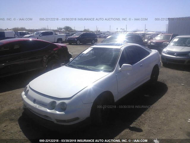 JH4DC4451VS004414 - 1997 ACURA INTEGRA LS WHITE photo 2