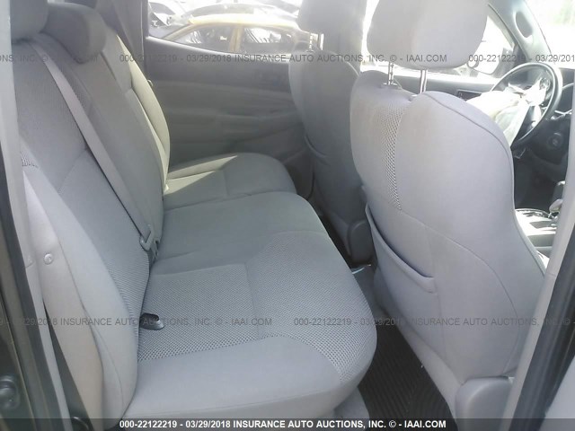 5TELU42NX8Z515150 - 2008 TOYOTA TACOMA DOUBLE CAB შავი ფოტო 8