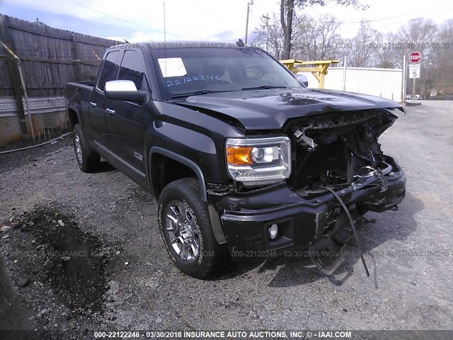 1GTV2UEC2EZ137132 - 2014 GMC SIERRA K1500 SLE BLACK photo 1