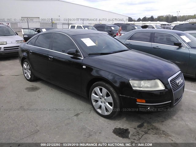 WAUDH74F66N167151 - 2006 AUDI A6 3.2 QUATTRO BLACK photo 1