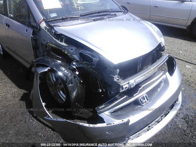 JHMGD38617S046351 - 2007 HONDA FIT S SILVER photo 6