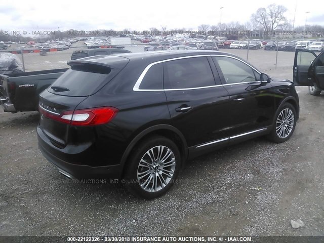2LMTJ6LR4GBL57200 - 2016 LINCOLN MKX RESERVE 黑色 照片 4