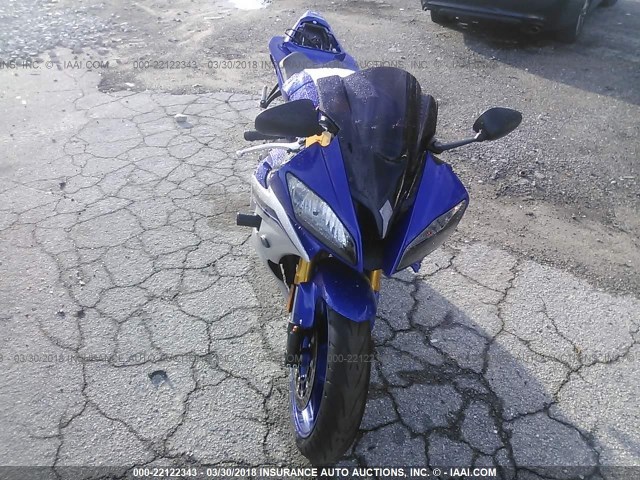 JYARJ16E8GA037388 - 2016 YAMAHA YZFR6 BLUE photo 5