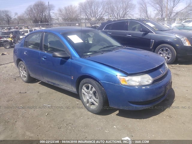 1G8AZ52F24Z199377 - 2004 SATURN ION LEVEL 2 BLUE photo 1