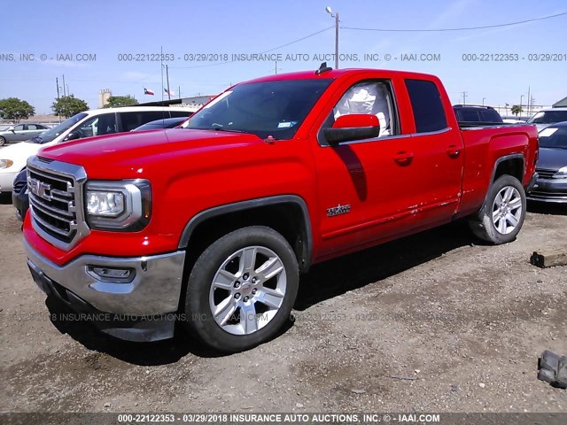 1GTR1MEC0GZ219089 - 2016 GMC SIERRA C1500 SLE RED photo 2